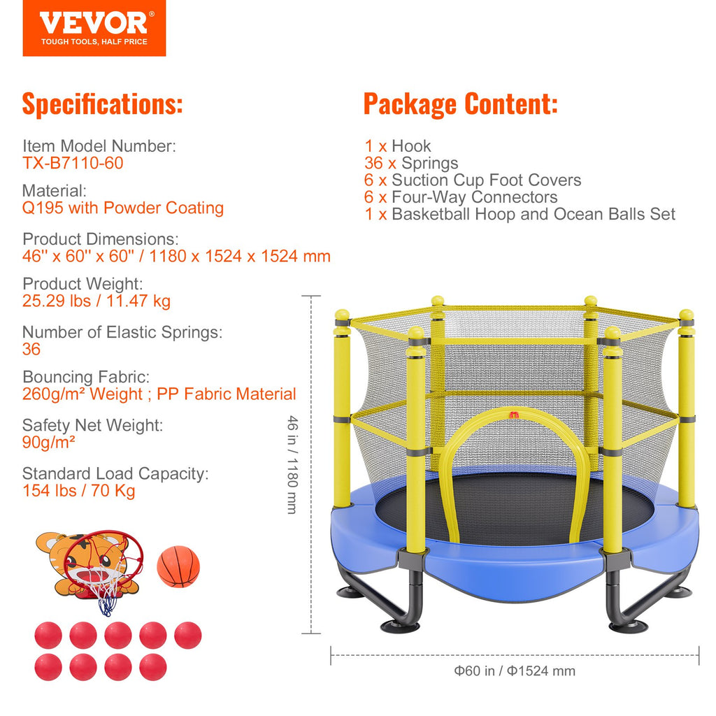Batutas vaikams VEVOR TX-B7110-60, 152 cm