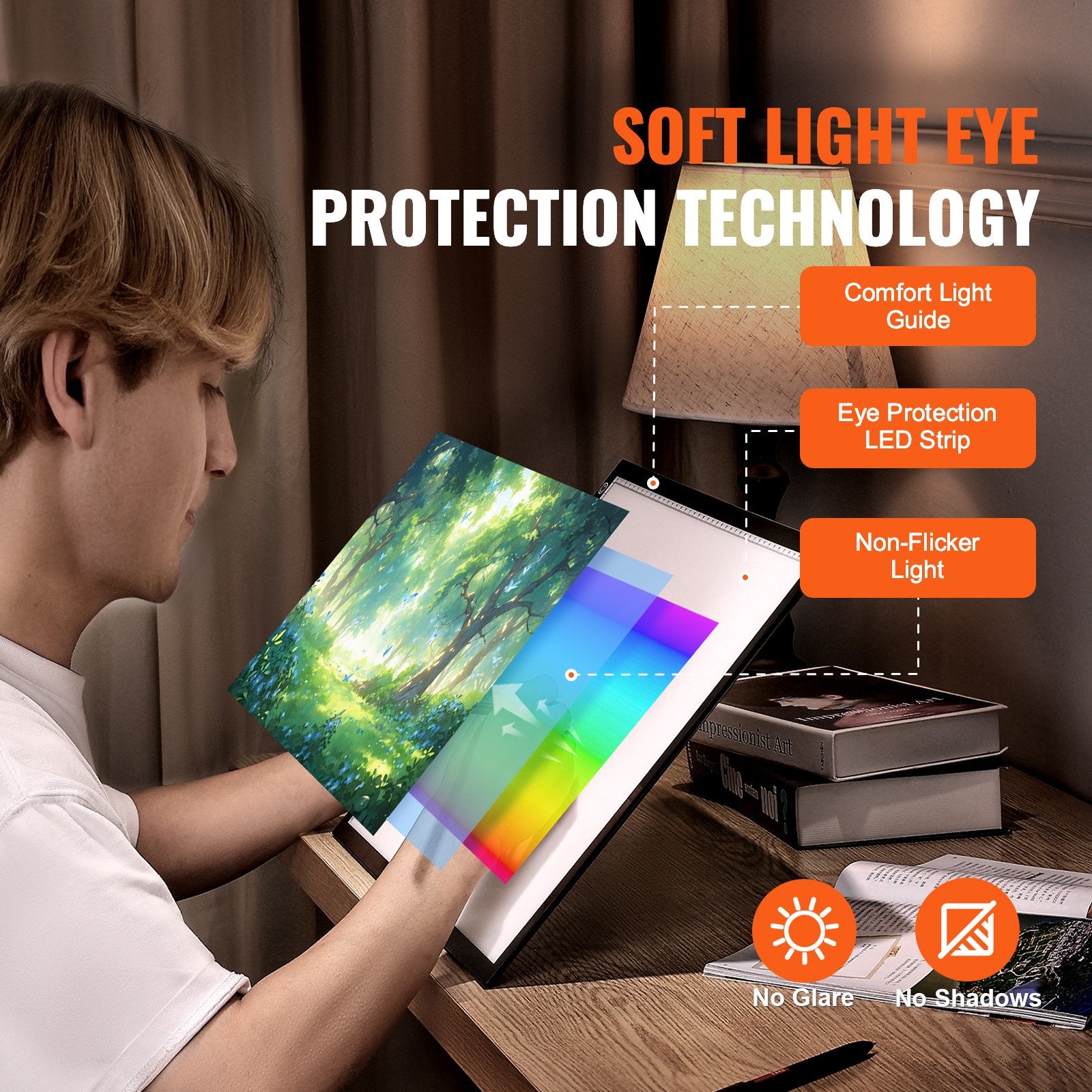 LED perpiešimo lenta VEVOR A3-20, A3 formatas
