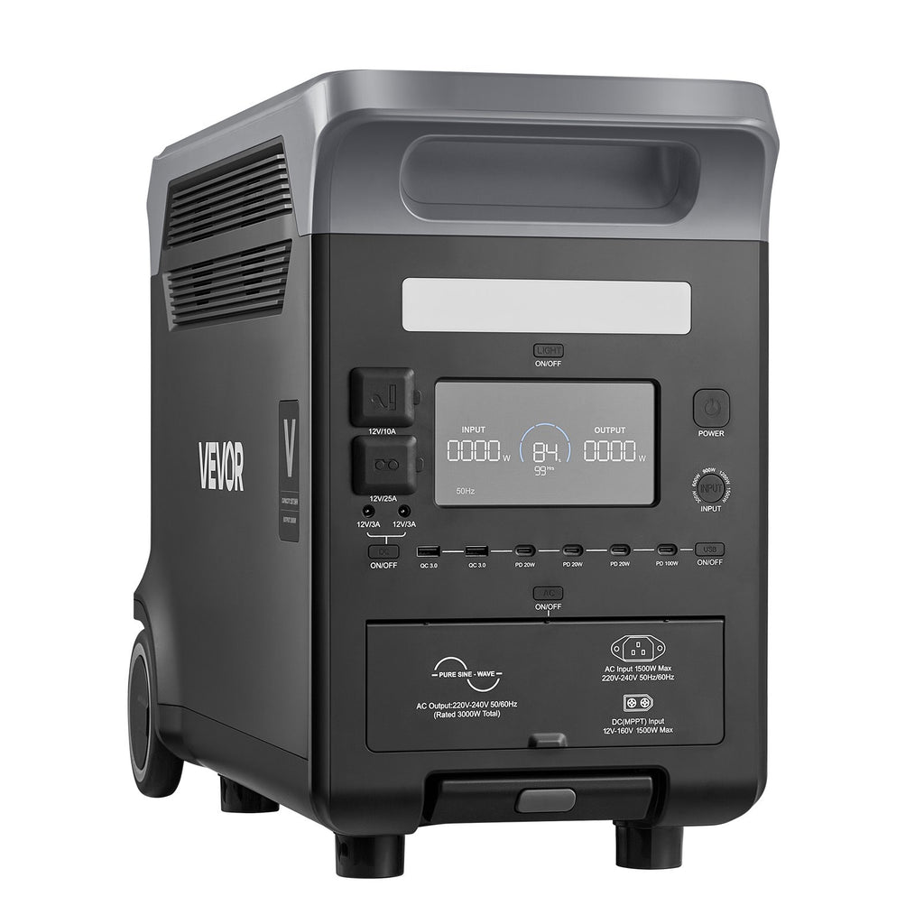 Nešiojama maitinimo stotelė VEVOR LW3000, 3000W