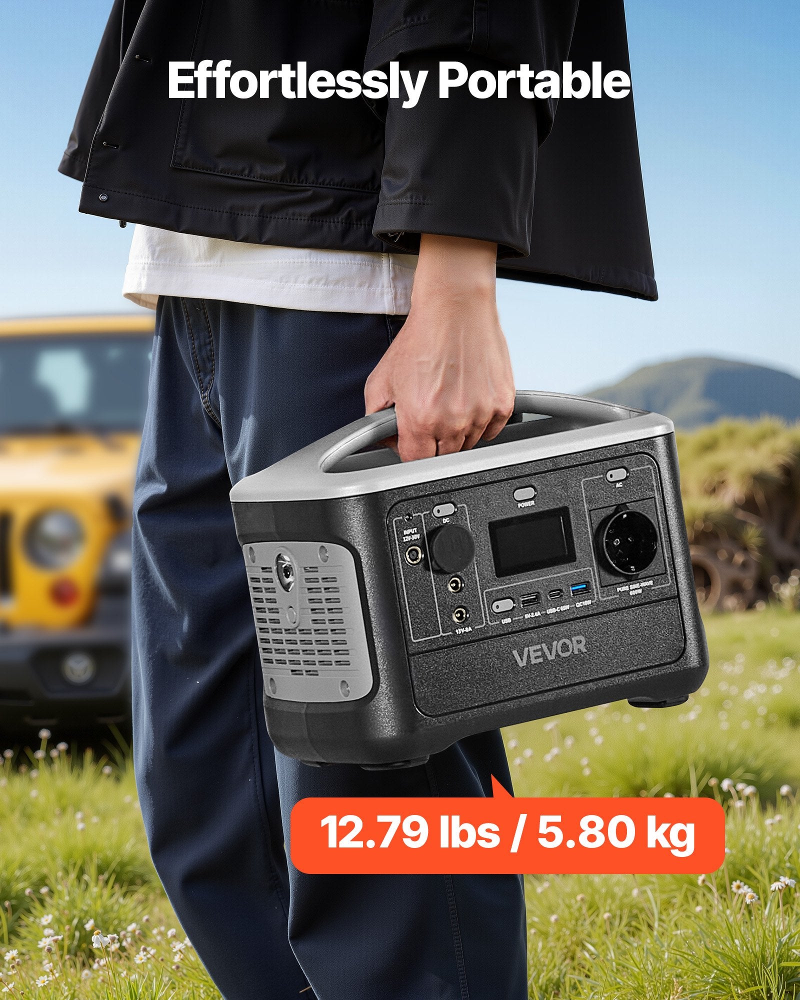 Nešiojama maitinimo stotelė VEVOR M6, 600W
