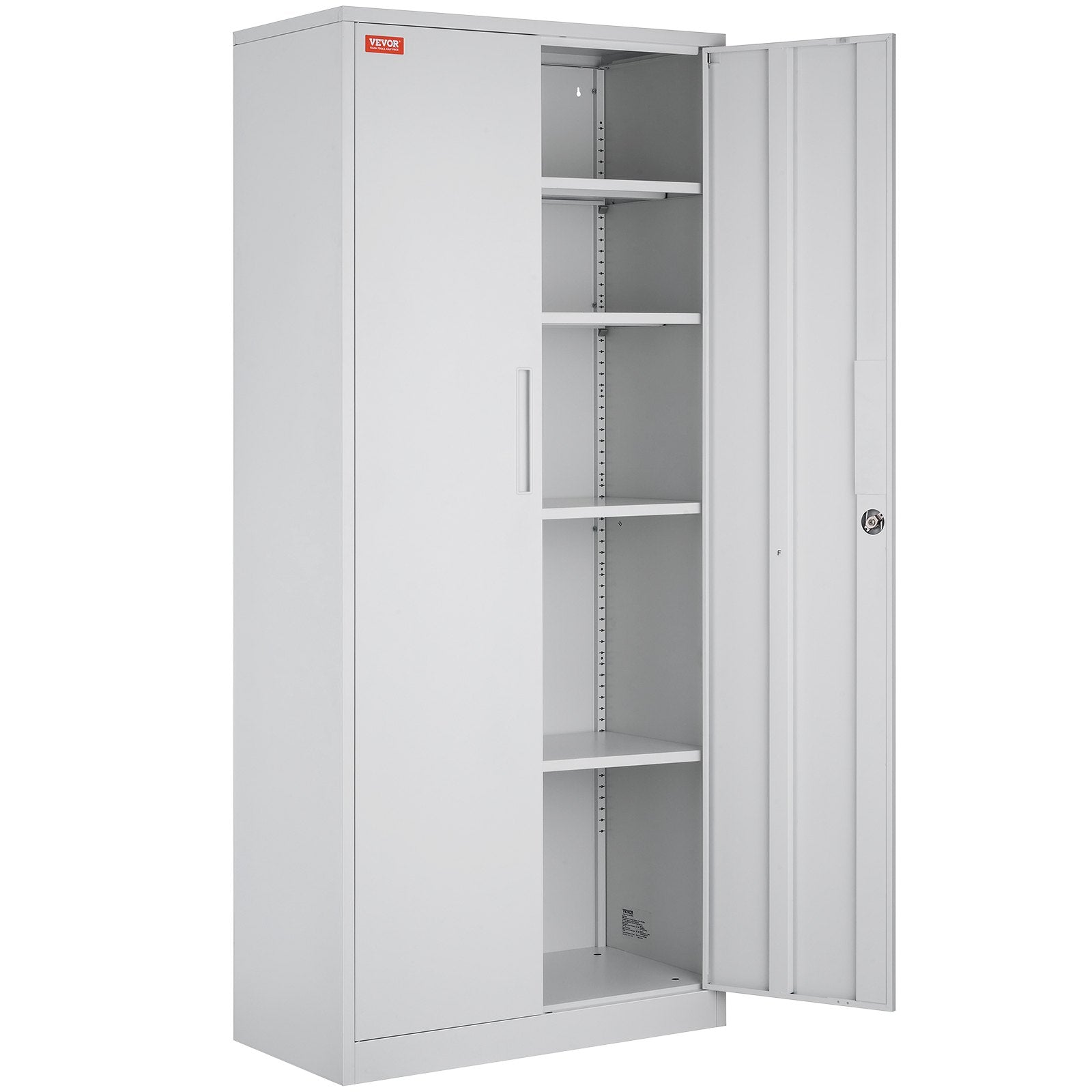 Metalinė daiktų saugojimo spinta VEVOR, 180 cm aukščio