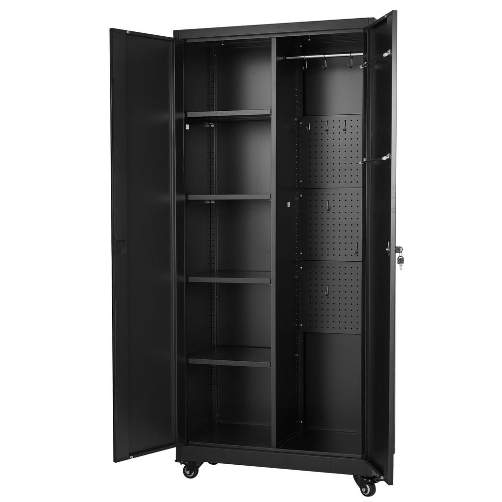 Metalinė daiktų saugojimo spinta VEVOR W124P250705, 179,5 cm aukščio