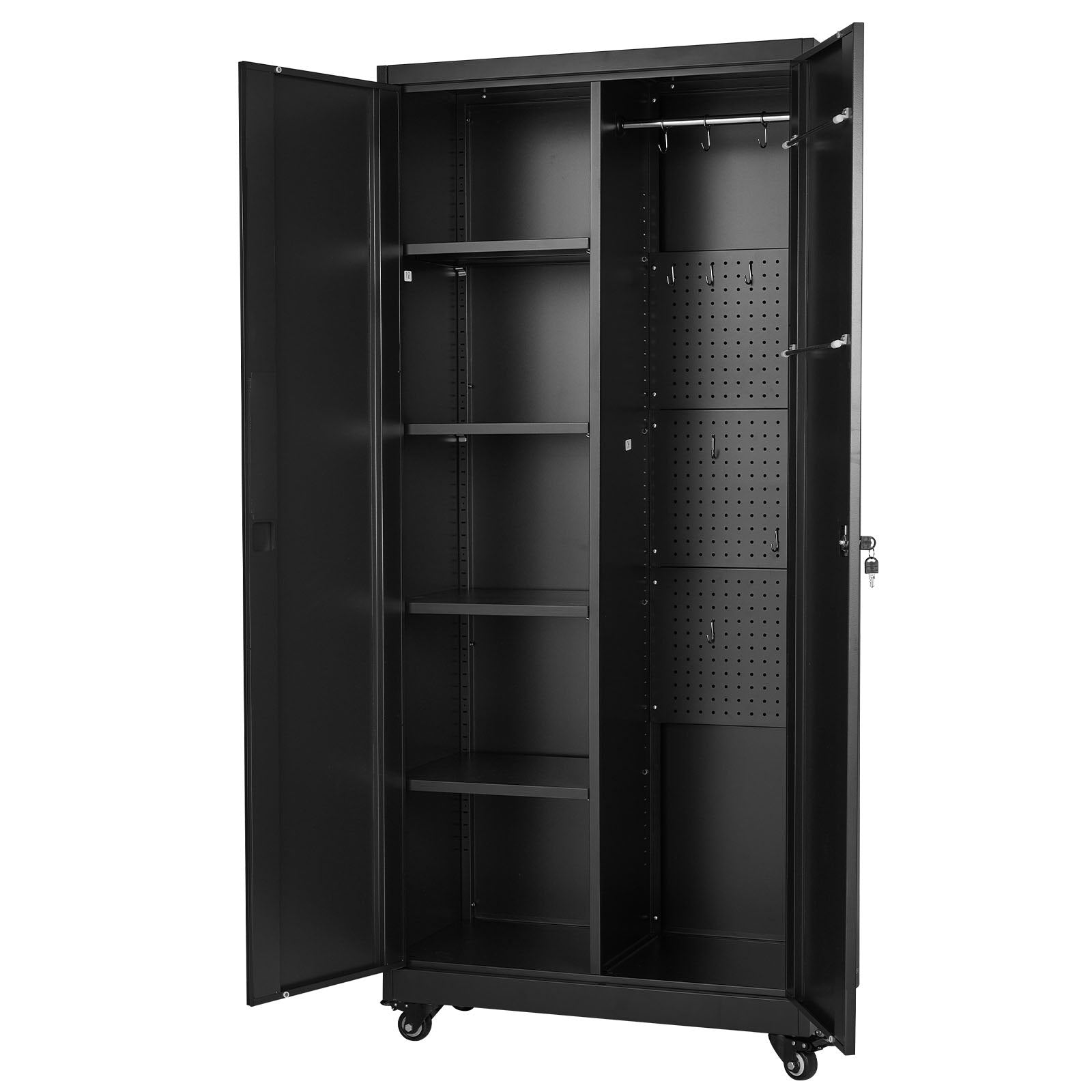 Metalinė daiktų saugojimo spinta VEVOR W124P250705, 179,5 cm aukščio