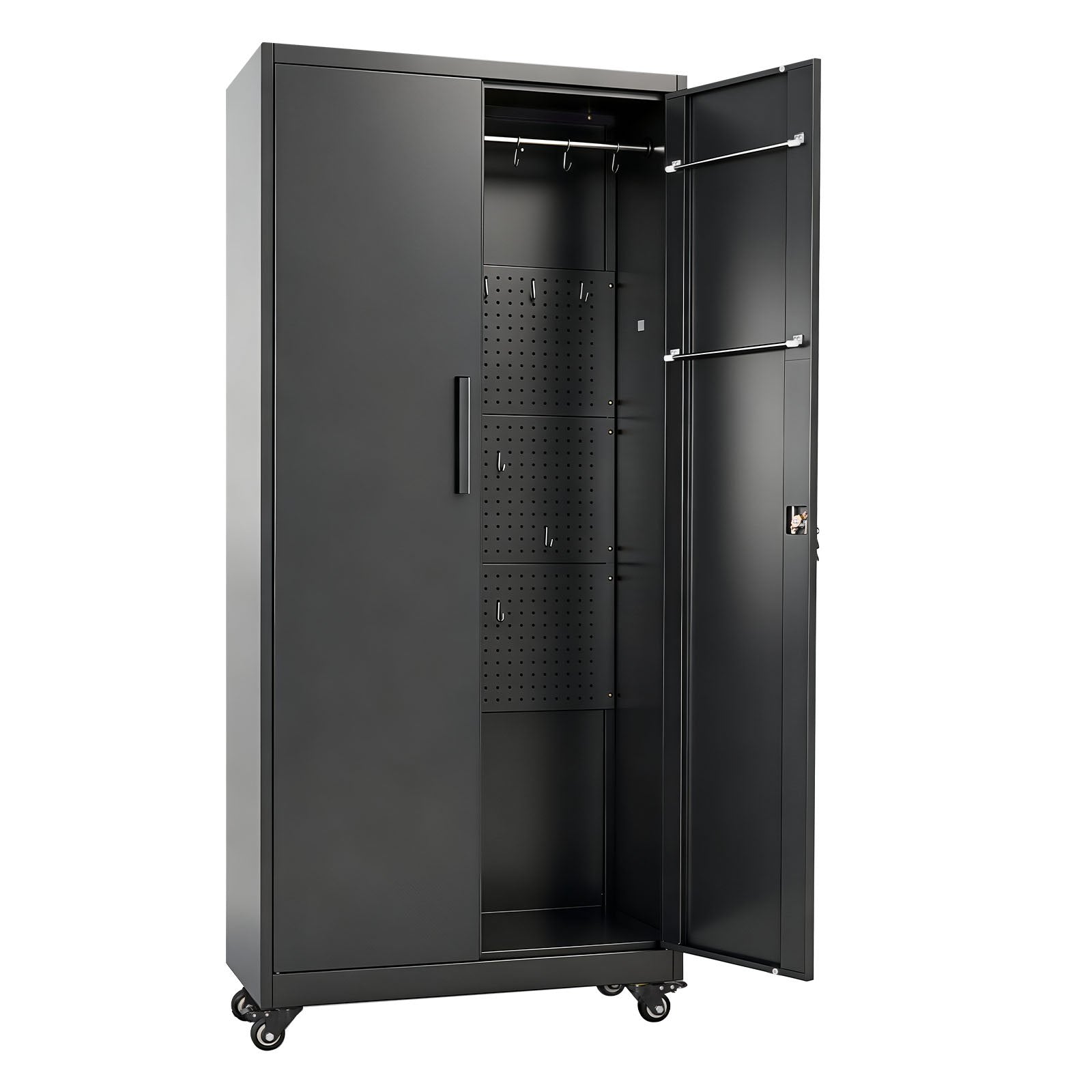Metalinė daiktų saugojimo spinta VEVOR W124P250705, 179,5 cm aukščio