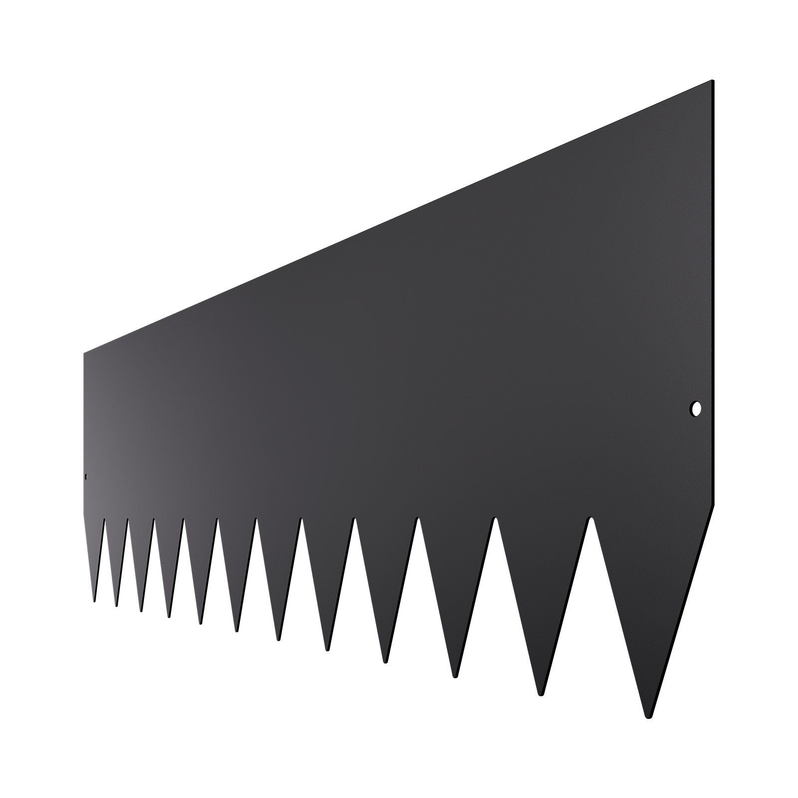 Plieniniai vejos atitvarai VEVOR ZY-40X12-4Black, 4 vnt., 101,6 x 30,5 cm