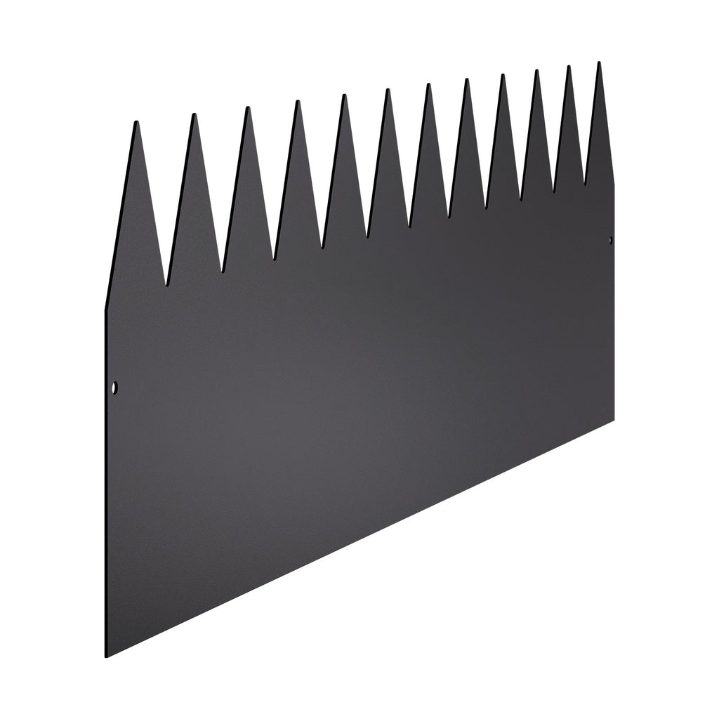 Plieniniai vejos atitvarai VEVOR ZY-40X12-4Black, 4 vnt., 101,6 x 30,5 cm