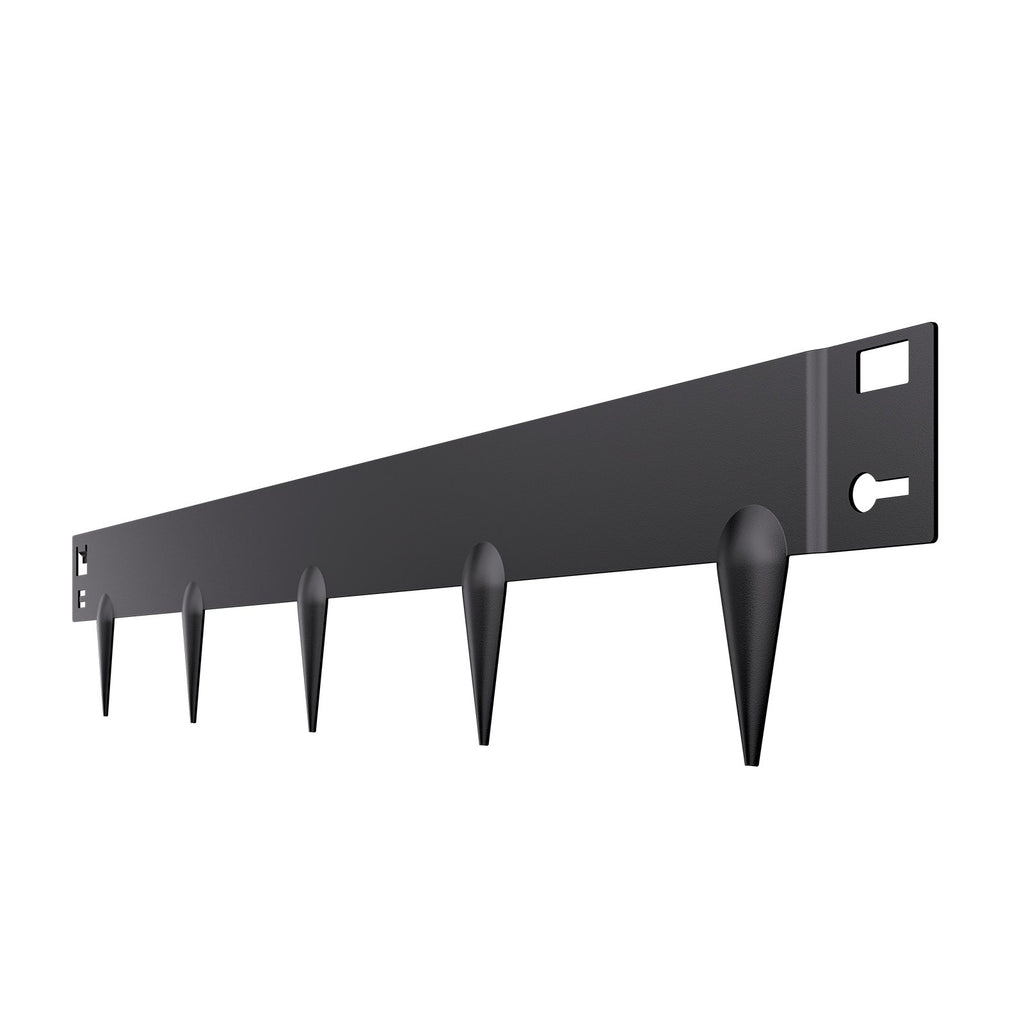 Plieniniai vejos apvadai VEVOR ZY-39X3-5Black, 5 vnt. komplektas