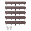 Metalinis vejos atitvaras VEVOR ZY-39X5-5Brown, 5 vnt., 99x12,7 cm