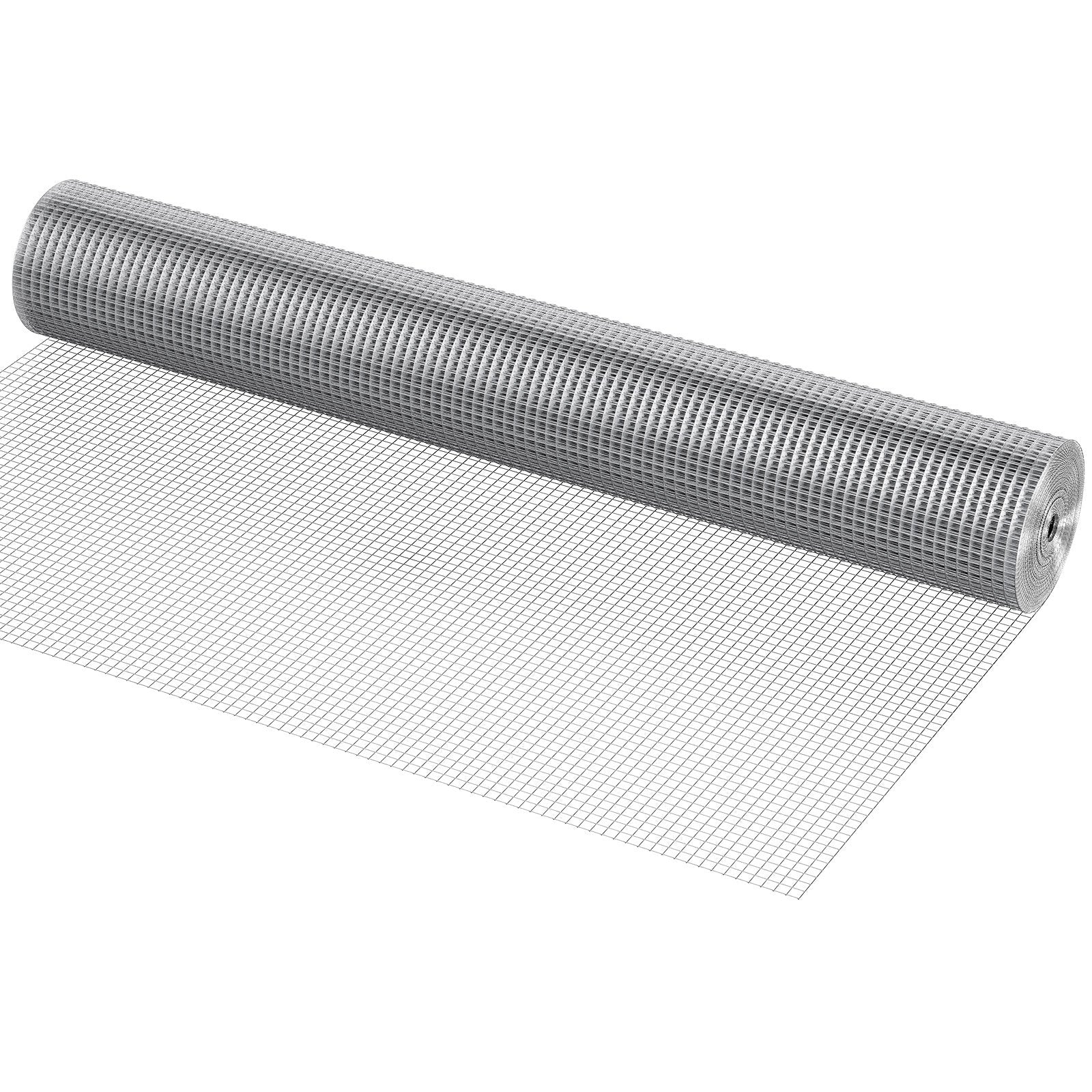 Cinkuotas vielos tinklas VEVOR SS12124850G, 1,22 x 15,24 m