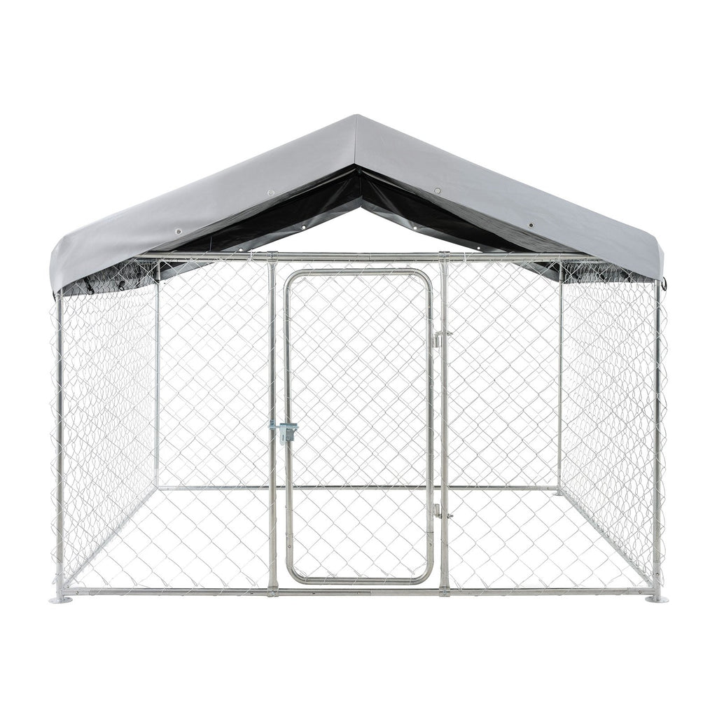 Lauko voljeras šunims VEVOR SKU2025004, 2 x 2 x 1,6 m
