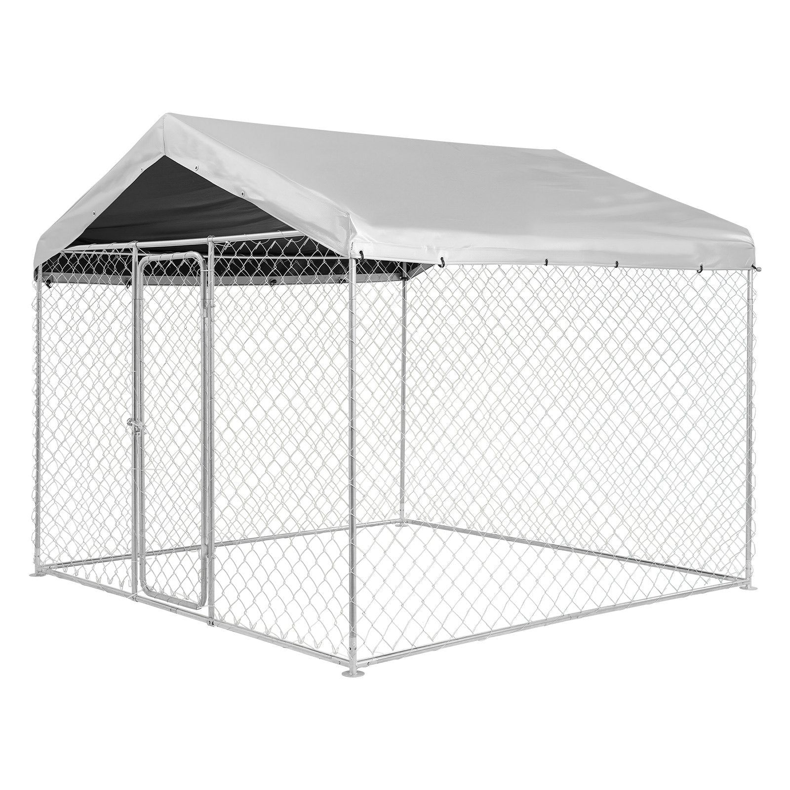 Lauko voljeras šunims VEVOR SKU2025005, 2,3 x 2,3 x 2,15 m