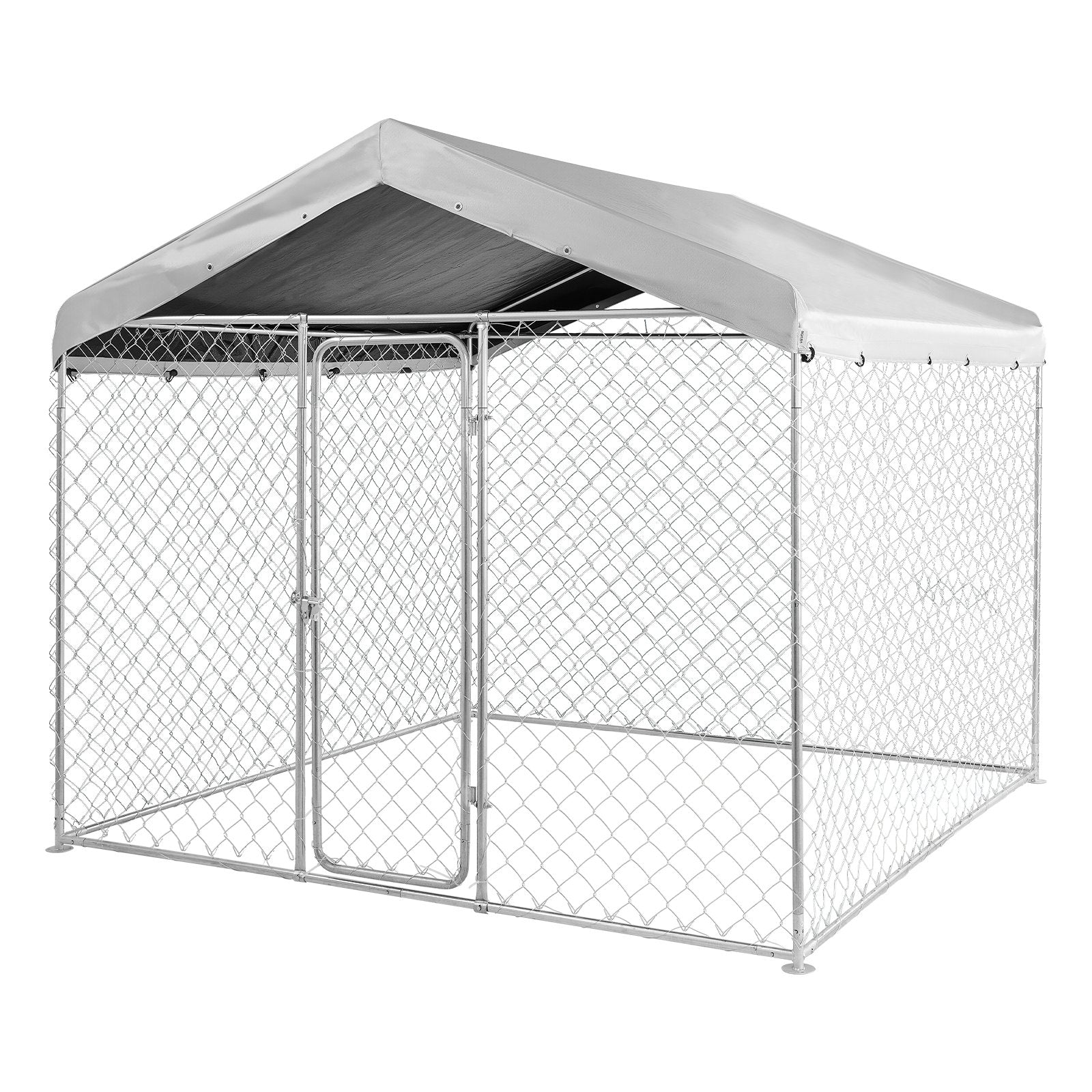 Lauko voljeras šunims VEVOR SKU2025005, 2,3 x 2,3 x 2,15 m
