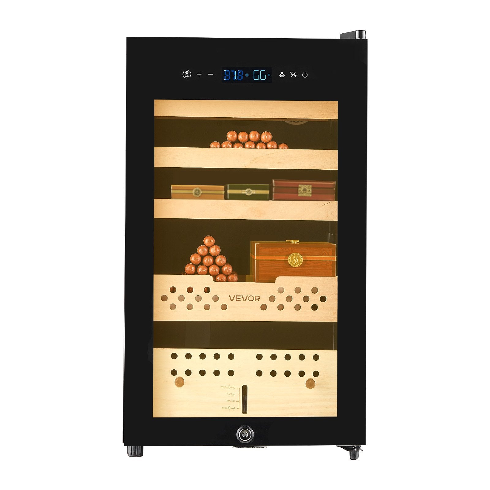 Elektrinis humidorius VEVOR JC-70, 70 l talpa