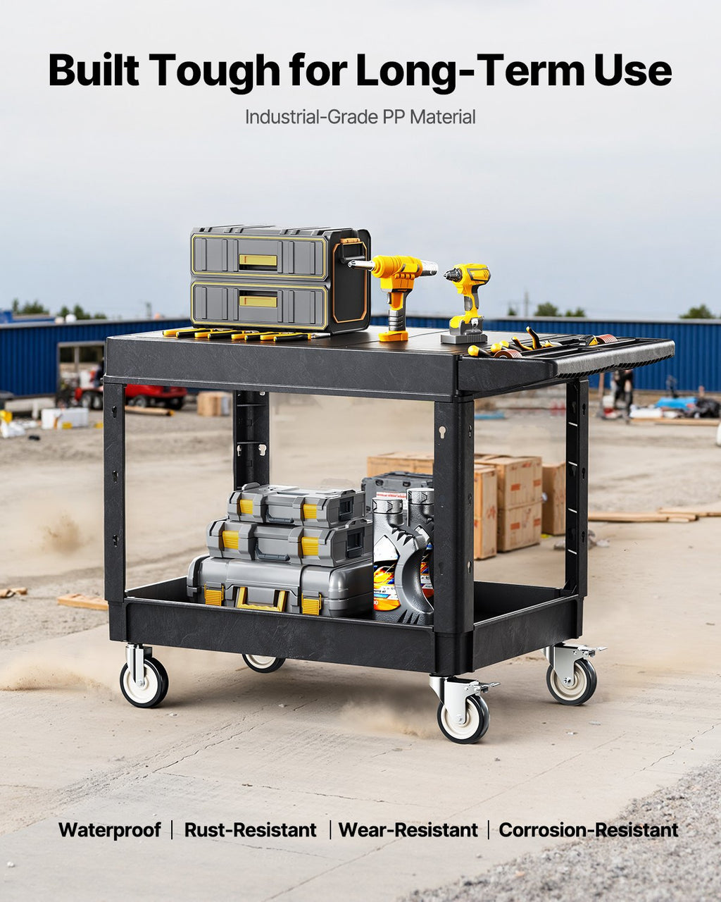 Vežimėlis įrankiams ir prekėms VEVOR SYTCSS03, 250 kg keliamoji galia