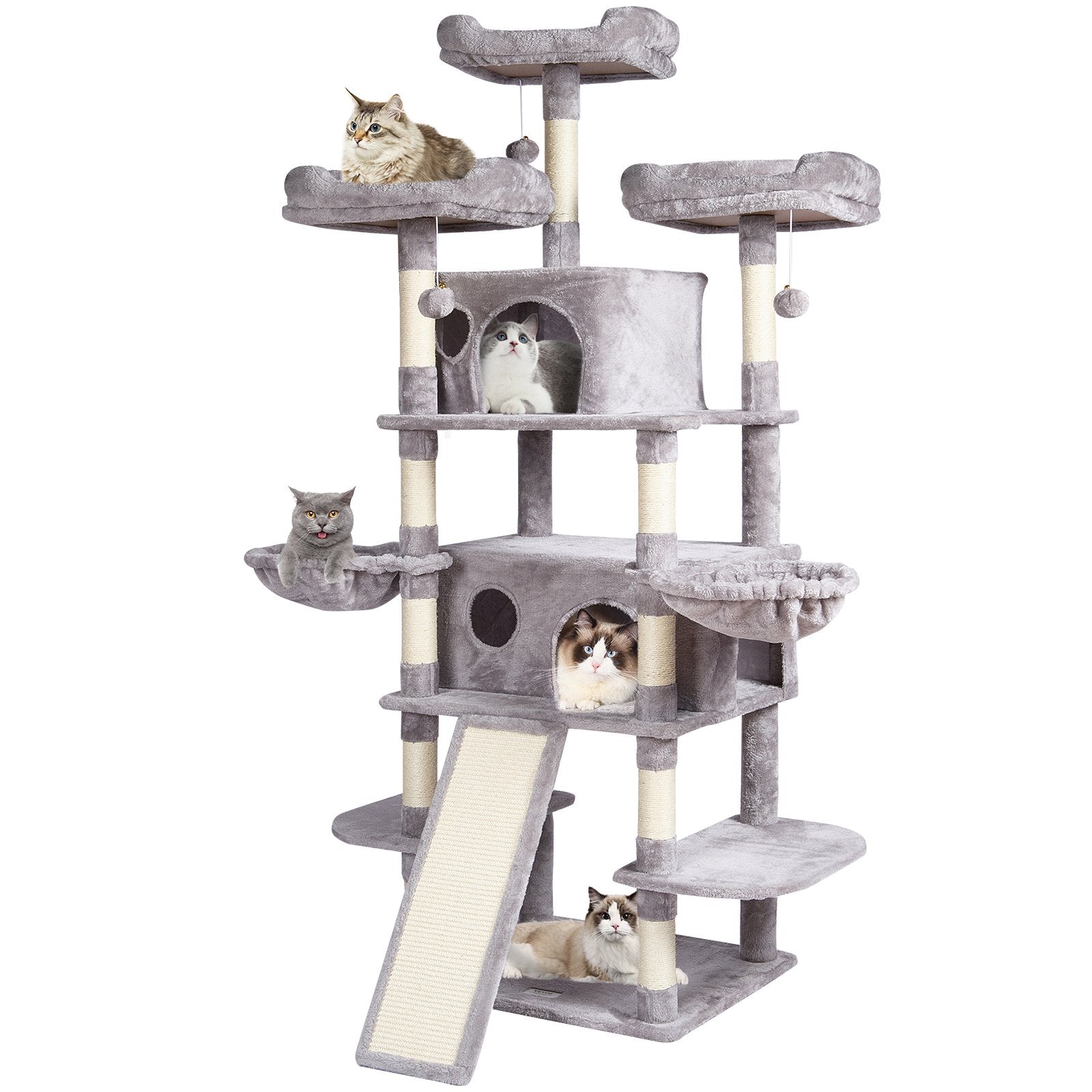 Draskyklė-namelis katėms VEVOR CAT796, 174 cm