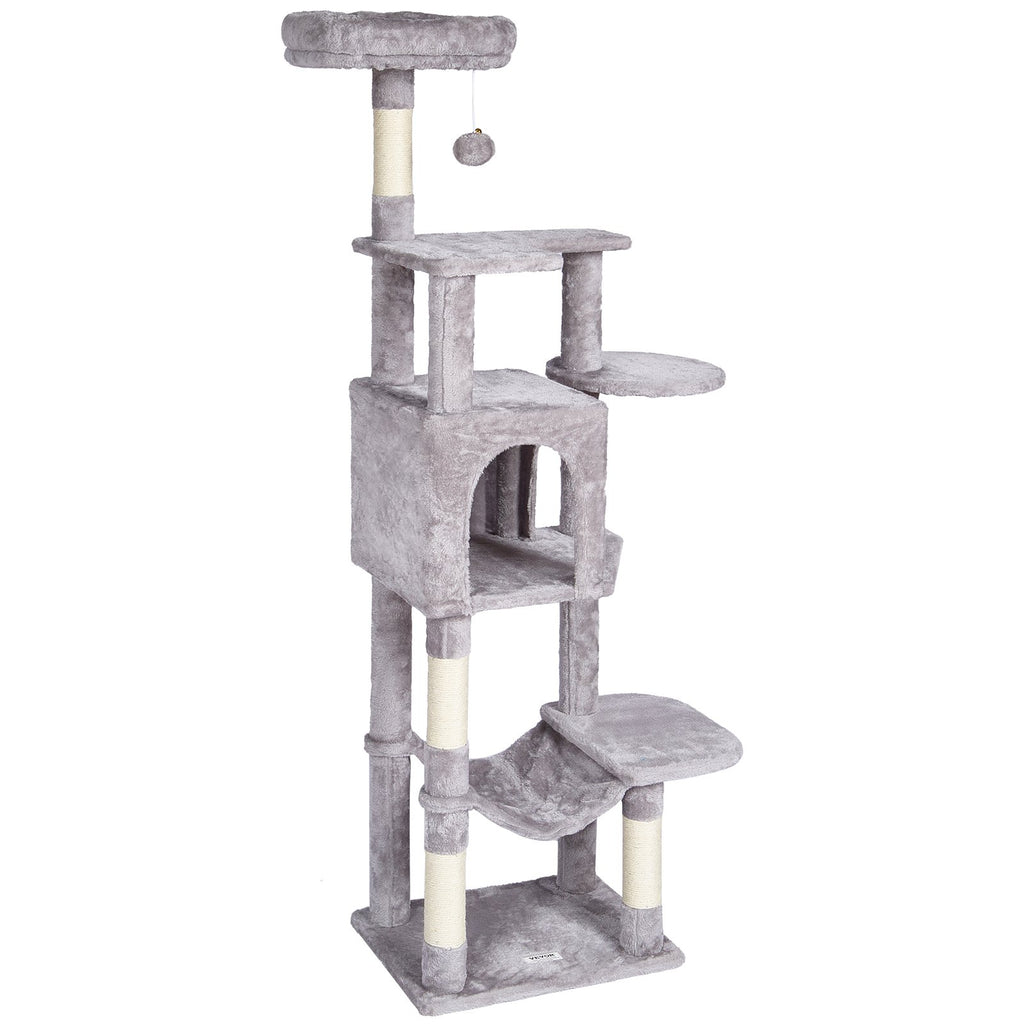 Draskyklė-namelis katėms VEVOR CAT792, 154 cm aukščio