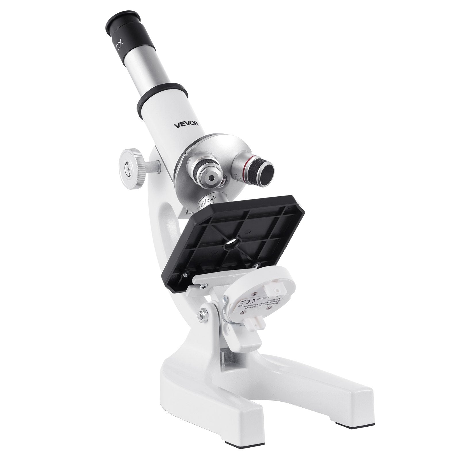 Monokulinis mikroskopas VEVOR xsp-01A, 40-2000x padidinimas