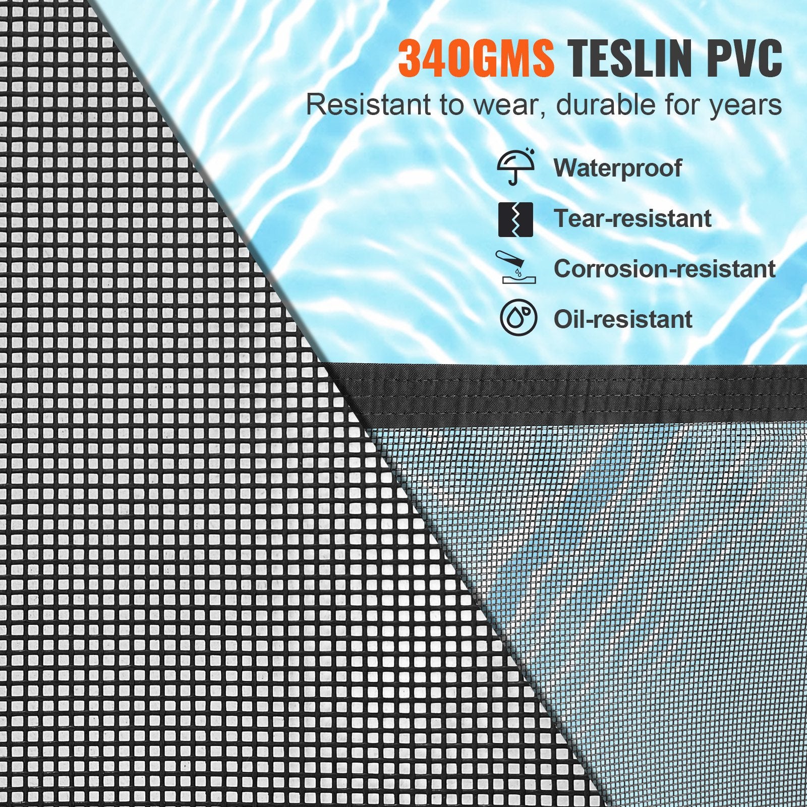 Baseino tvora VEVOR NLSSHL496, 1,21 x 29,26 m