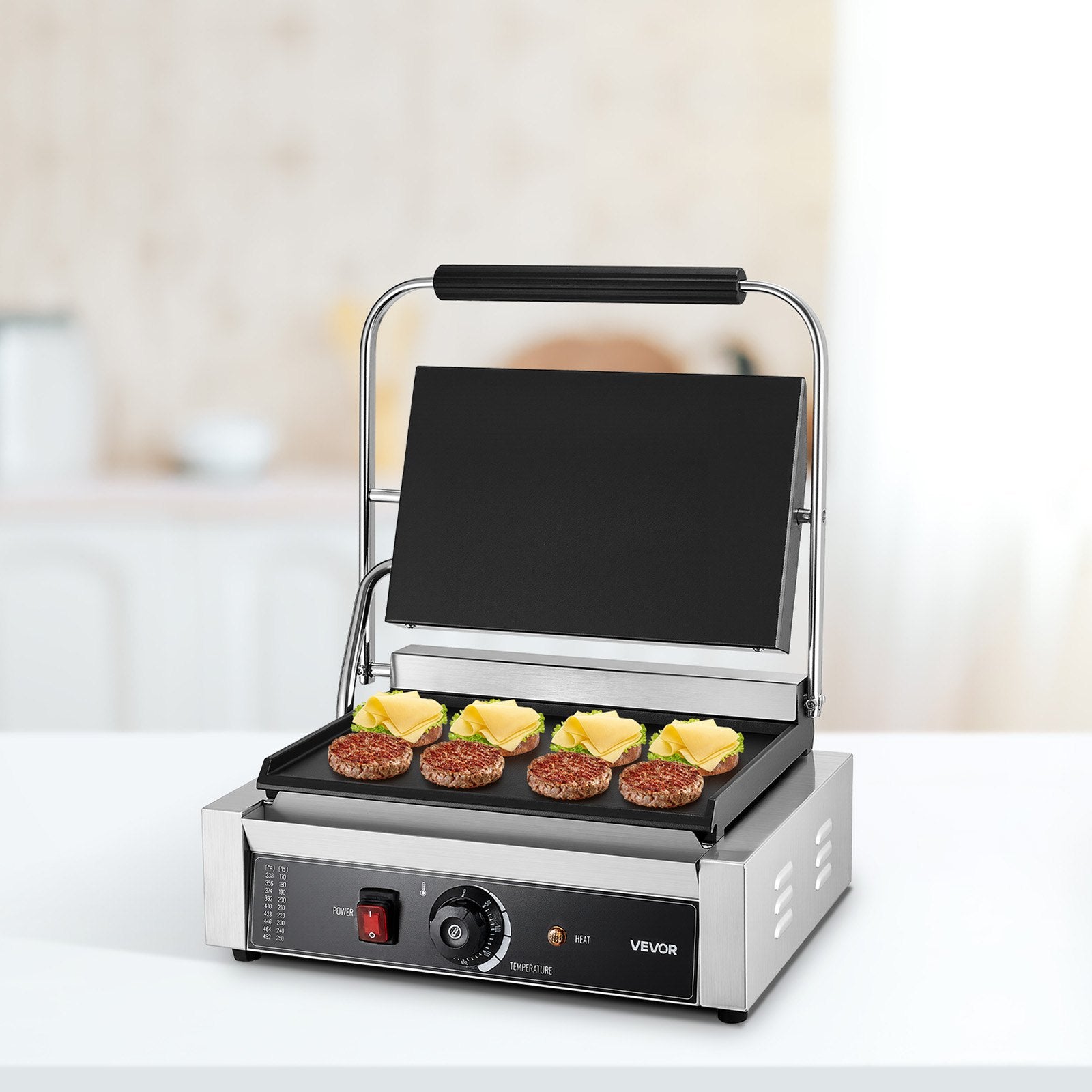 Kontaktinis grilis VEVOR YS-812-EU, 2200W