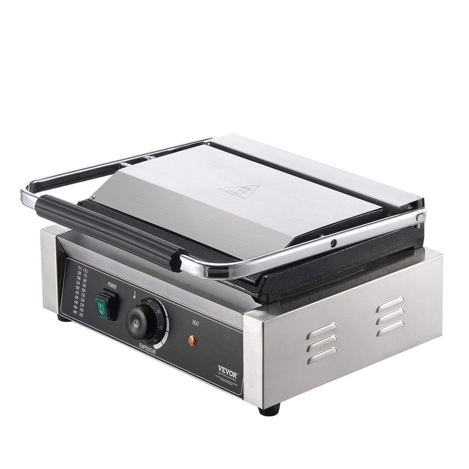 Kontaktinis grilis VEVOR HT-812, 2200 W