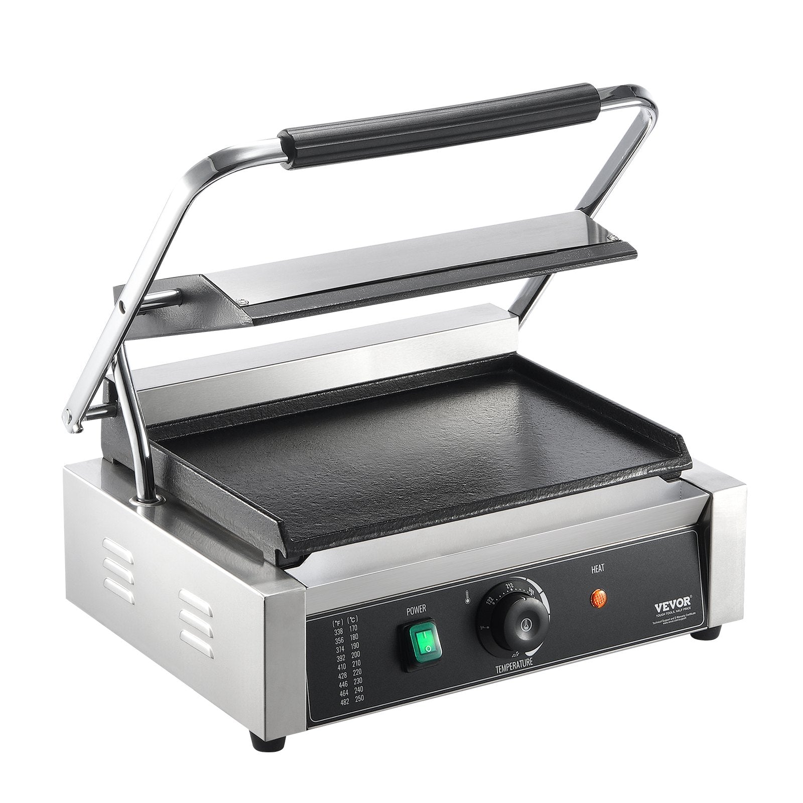 Kontaktinis grilis VEVOR HT-812, 2200 W