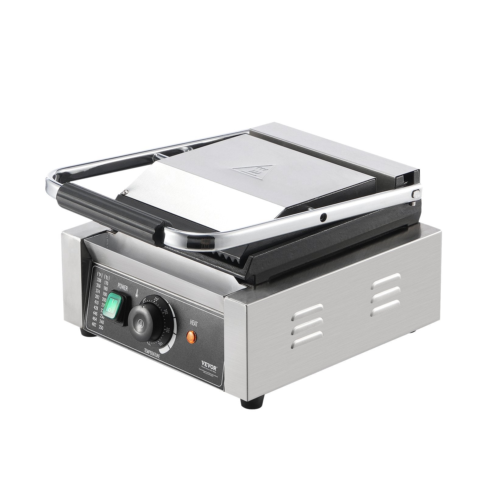 Kontaktinis panini grilis VEVOR HT-811A, 1800W