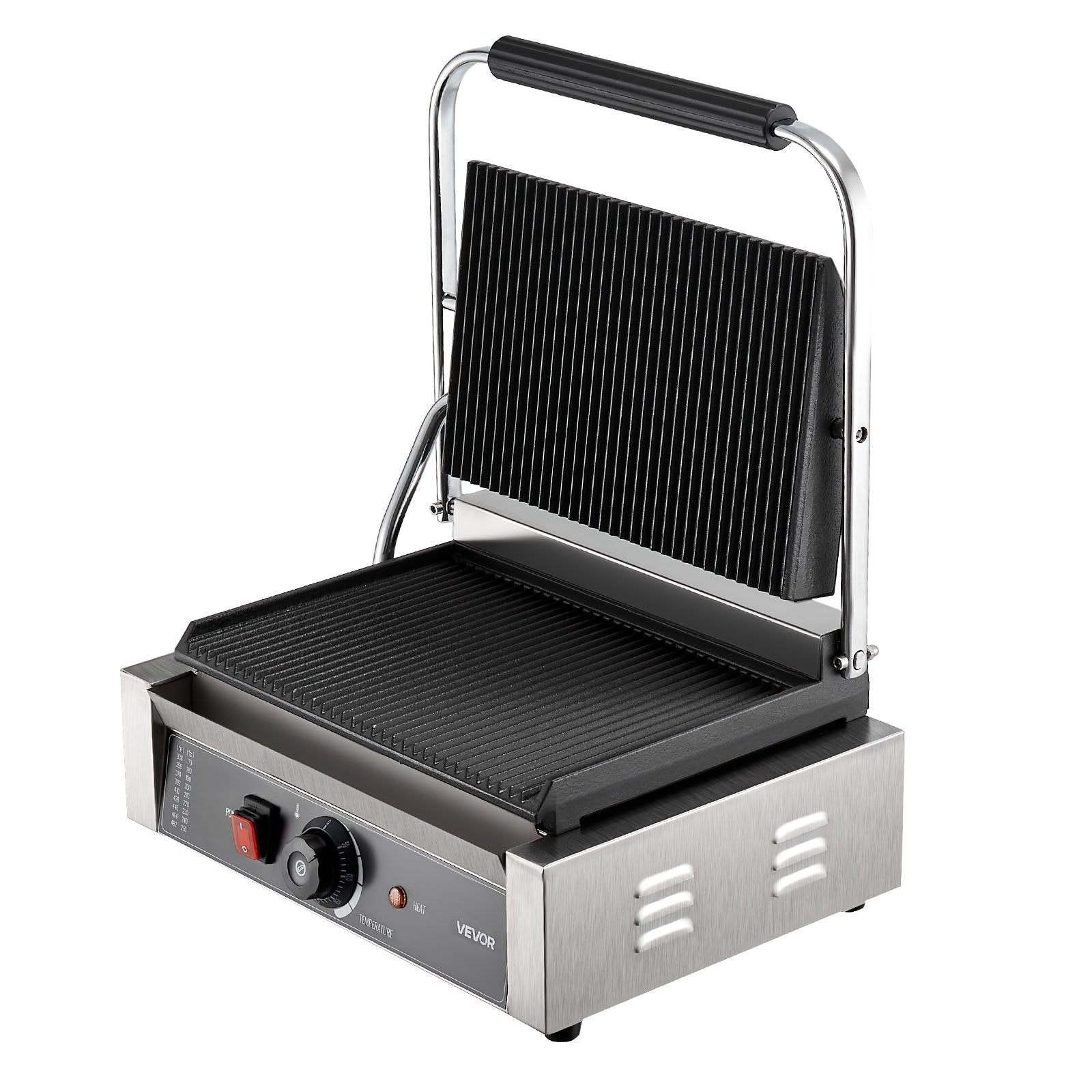 Profesionalus kontaktinis grilis VEVOR YS-812B-EU, 2200 W