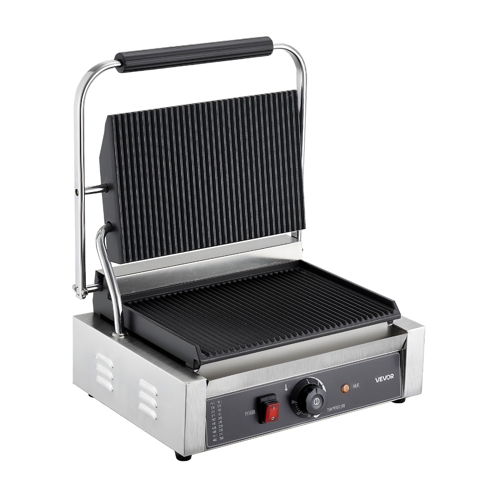 Profesionalus kontaktinis grilis VEVOR YS-812B-EU, 2200 W