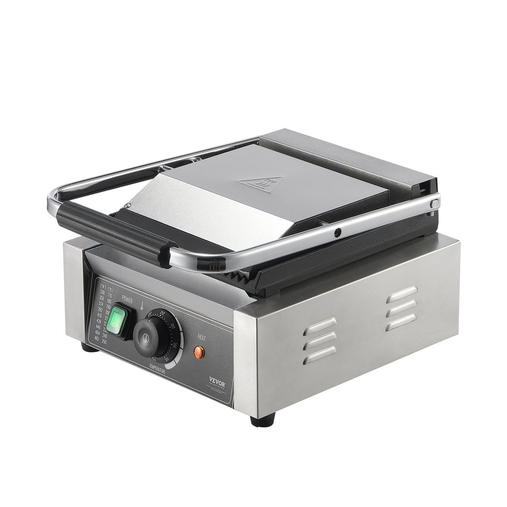 Kontaktinis panini grilis VEVOR HT-811, 1800W