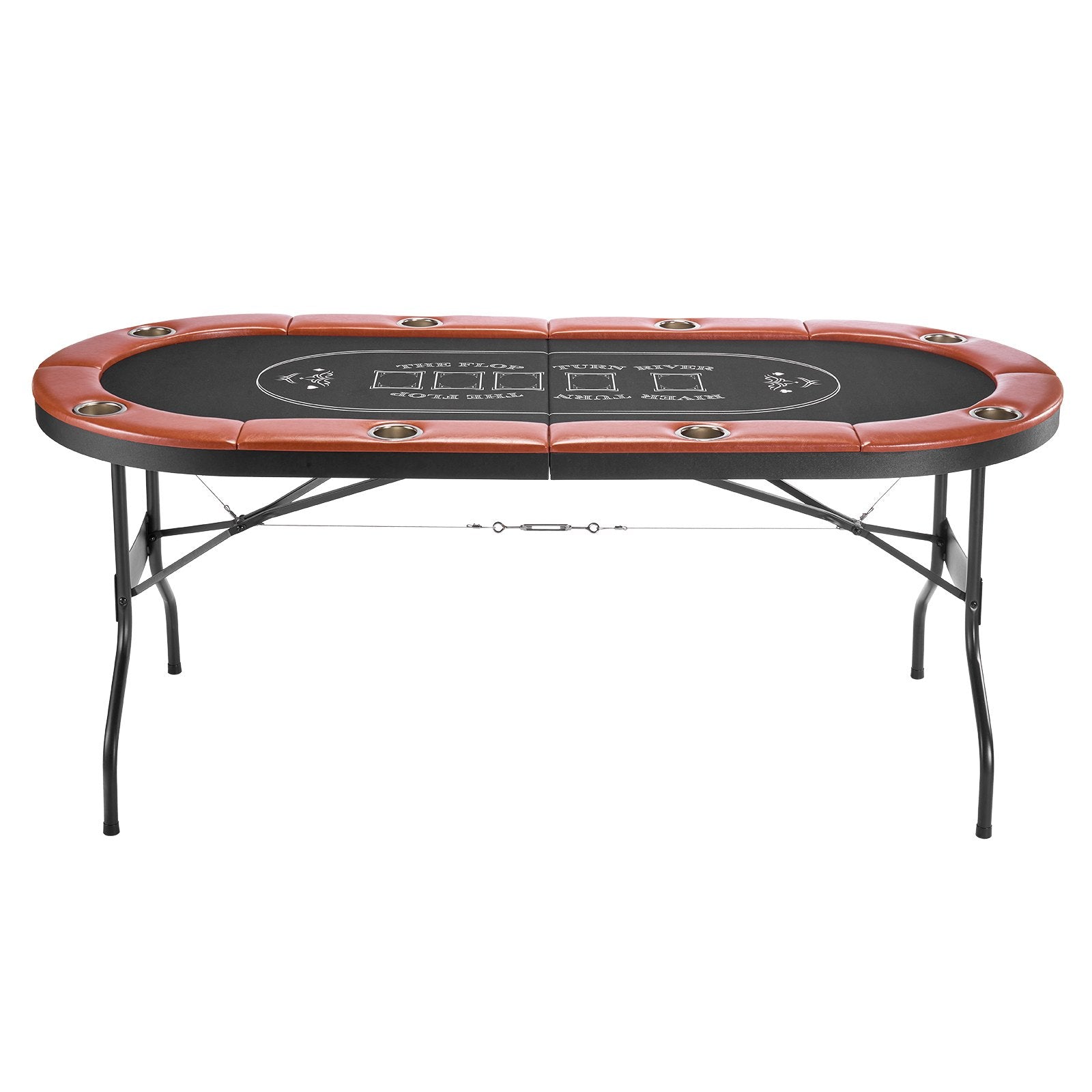 Sulankstomas pokerio stalas VEVOR SUS-7232C, 8 žaidėjams