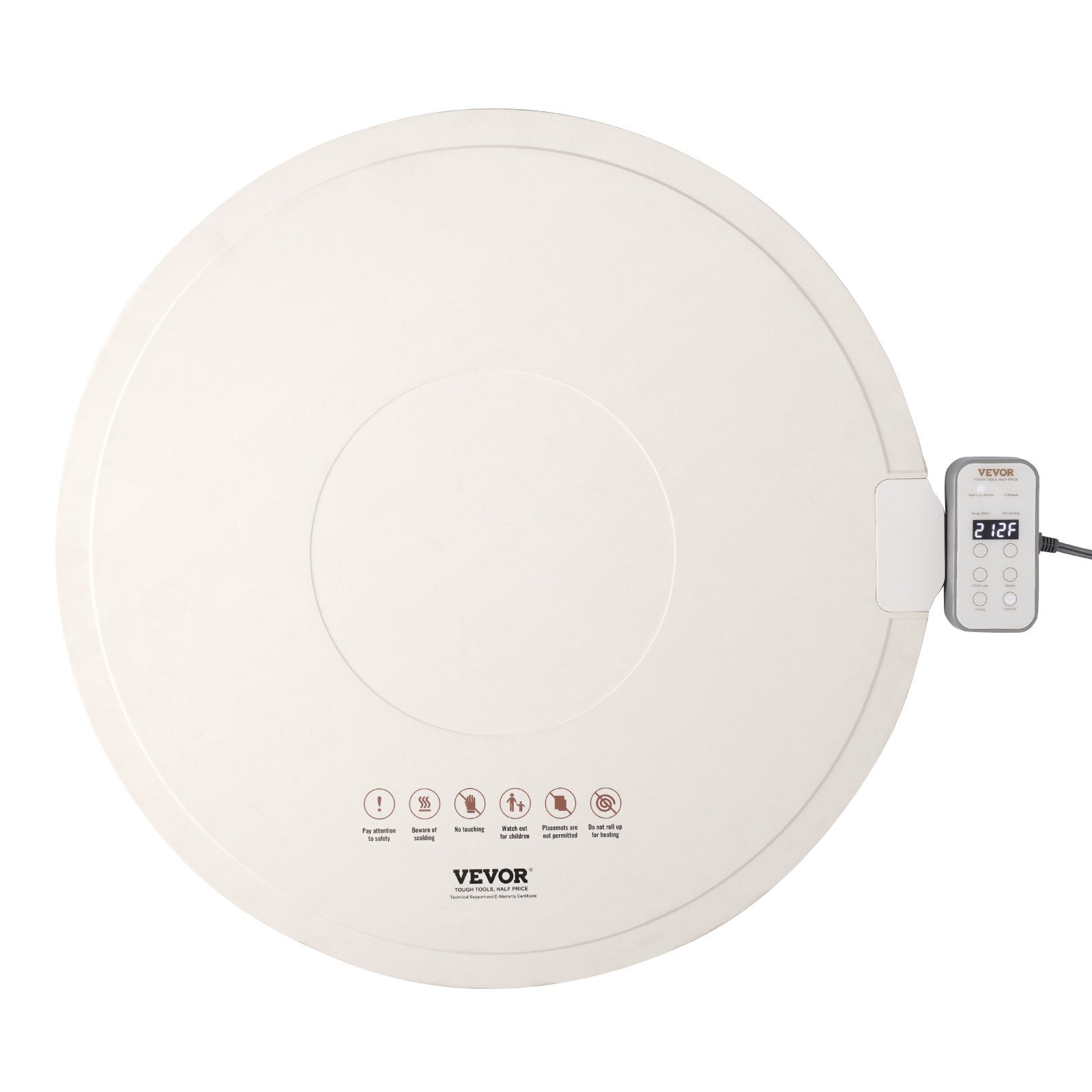 Elektrinis maisto šildymo padėklas VEVOR YD-301A-60G-JA, 600 mm