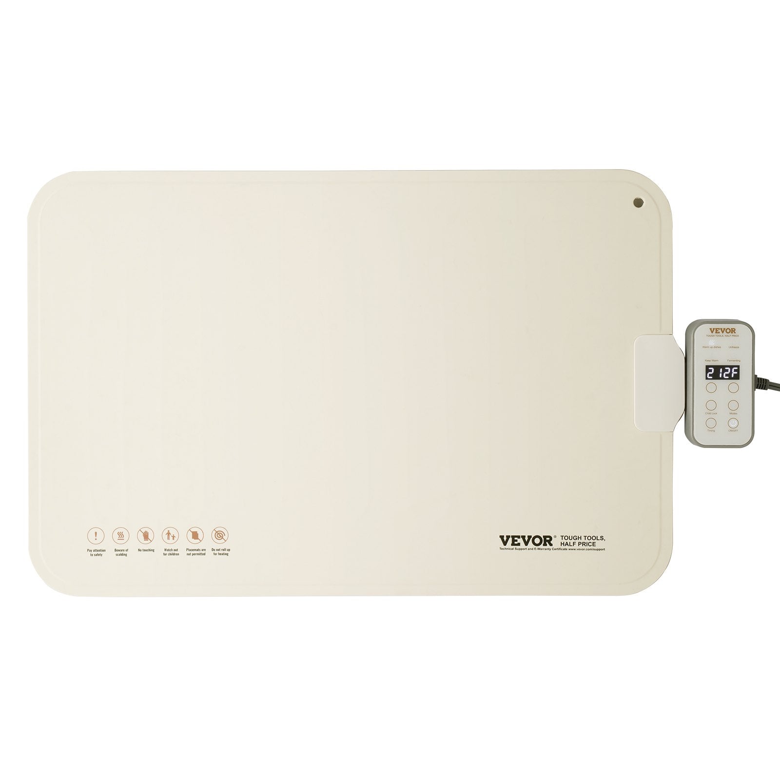 Elektrinis maisto šildymo padėklas VEVOR YD-302C-Z-40+60G-A, 600x400 mm