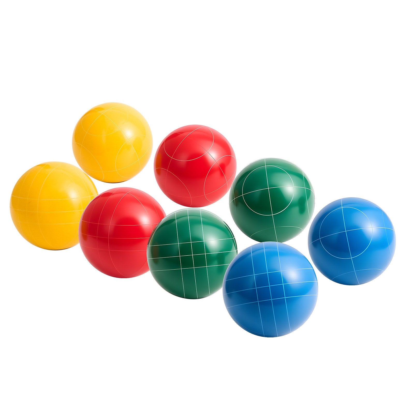 Bocce rutulių rinkinys VEVOR BZ-BBL100mm-4C, 100 mm