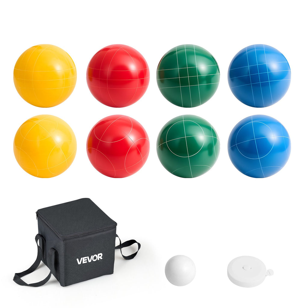 Bočės (Bocce) rutulių rinkinys VEVOR BZ-BBL107mm-4C, 107 mm