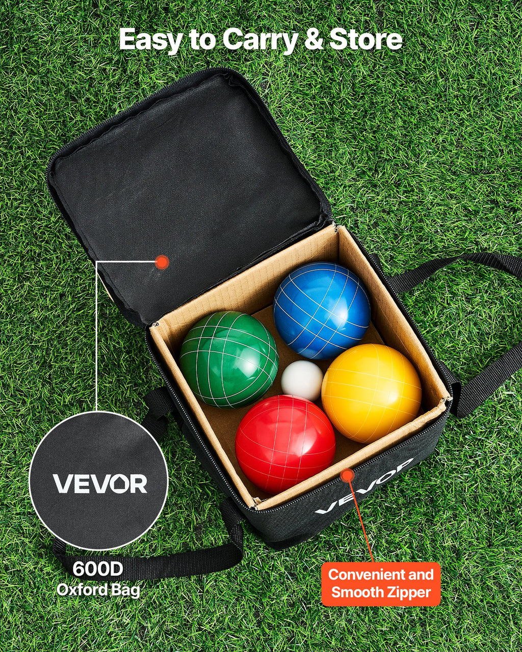 Bočės rutulių rinkinys VEVOR BZ-BBL90mm-4C, 90 mm