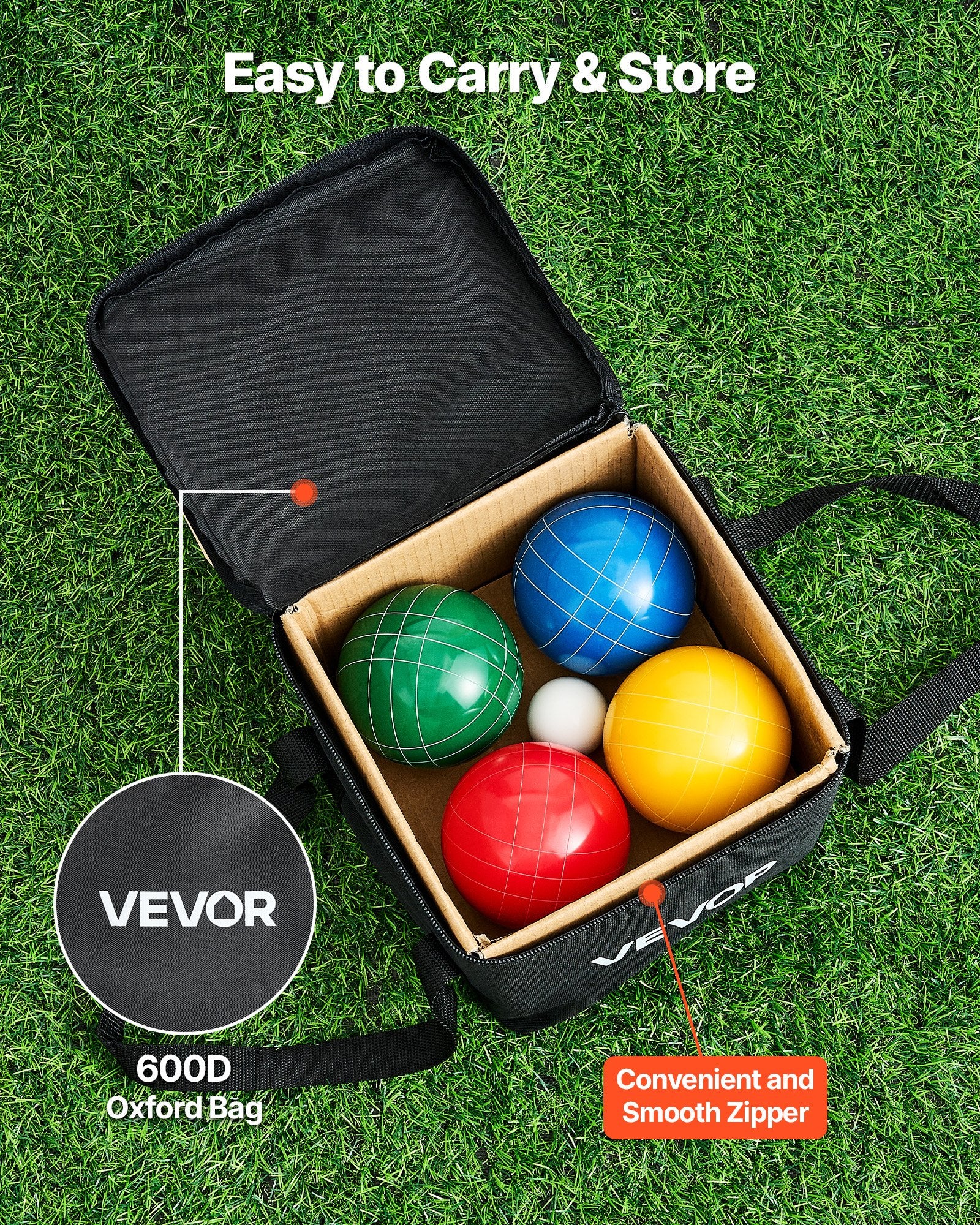 Bočės rutulių rinkinys VEVOR BZ-BBL90mm-4C, 90 mm