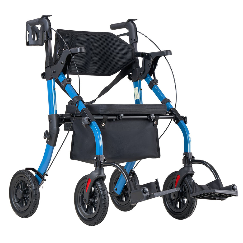 Vaikštynė-vežimėlis (2-in-1) VEVOR HFK-9269KD-1, iki 136 kg