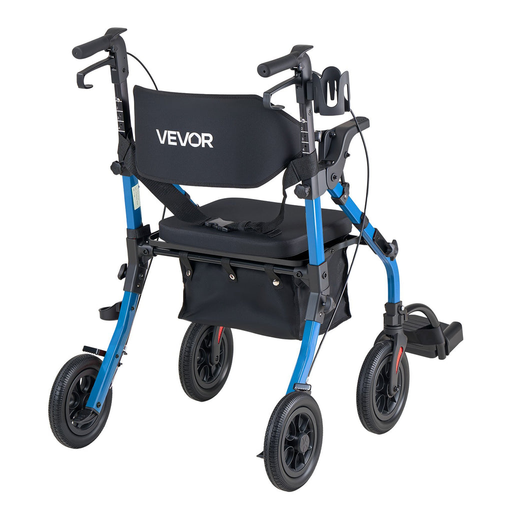 Vaikštynė-vežimėlis (2-in-1) VEVOR HFK-9269KD-1, iki 136 kg