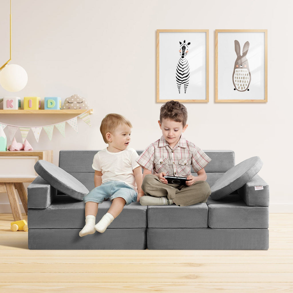 Modulinė vaikiška sofa VEVOR ETW001-11, 15 dalių
