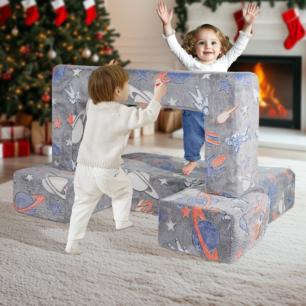 Vaikiška sofa-lova VEVOR ETDST004, 4 dalių