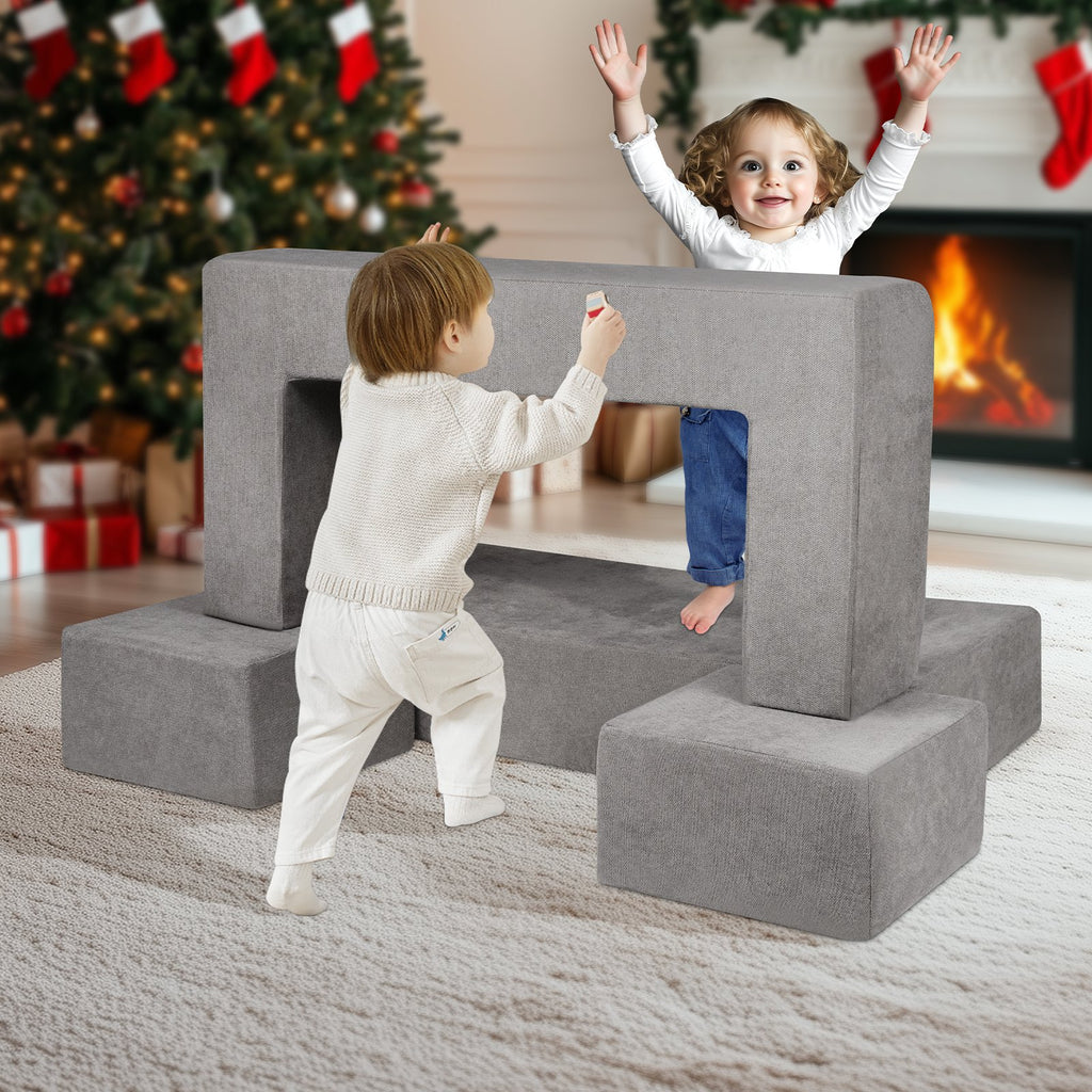 Modulinė vaikiška sofa VEVOR ETDST005, 4 dalių rinkinys