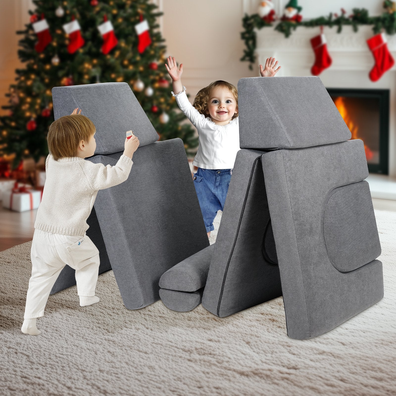 Modulinė vaikiška sofa VEVOR ETDST010, 10 dalių
