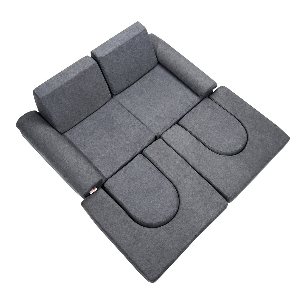 Modulinė vaikiška sofa VEVOR ETDST010, 10 dalių