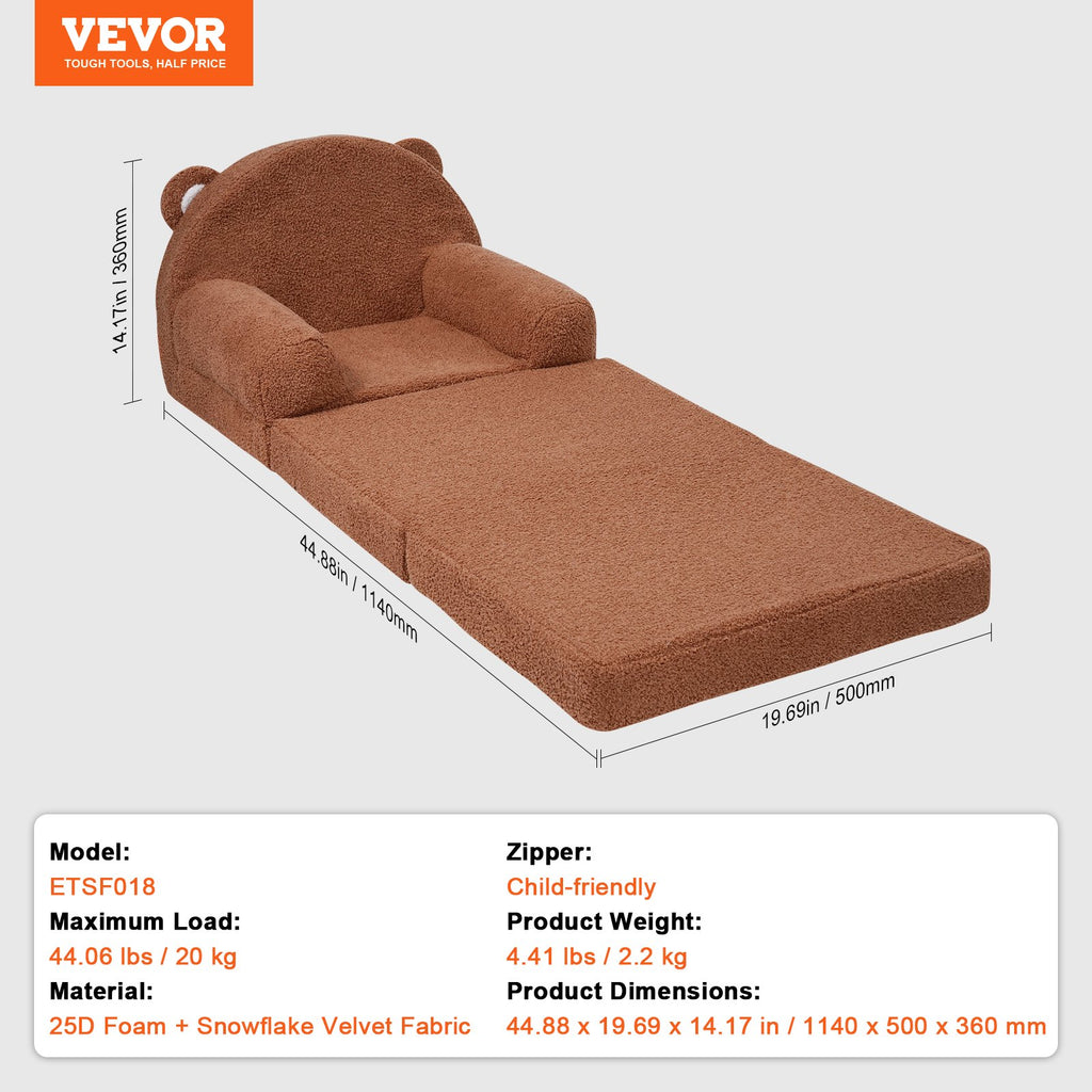 Vaikiška sofa-lova VEVOR ETSF018, „du viename“ dizainas