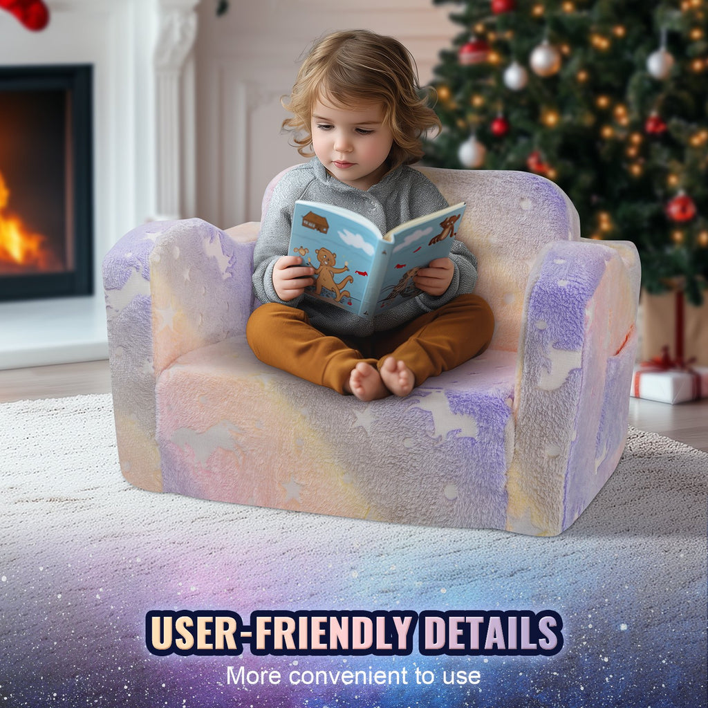 Vaikiška sofa-lova VEVOR ETZDD-02, 2-in-1 transformuojama