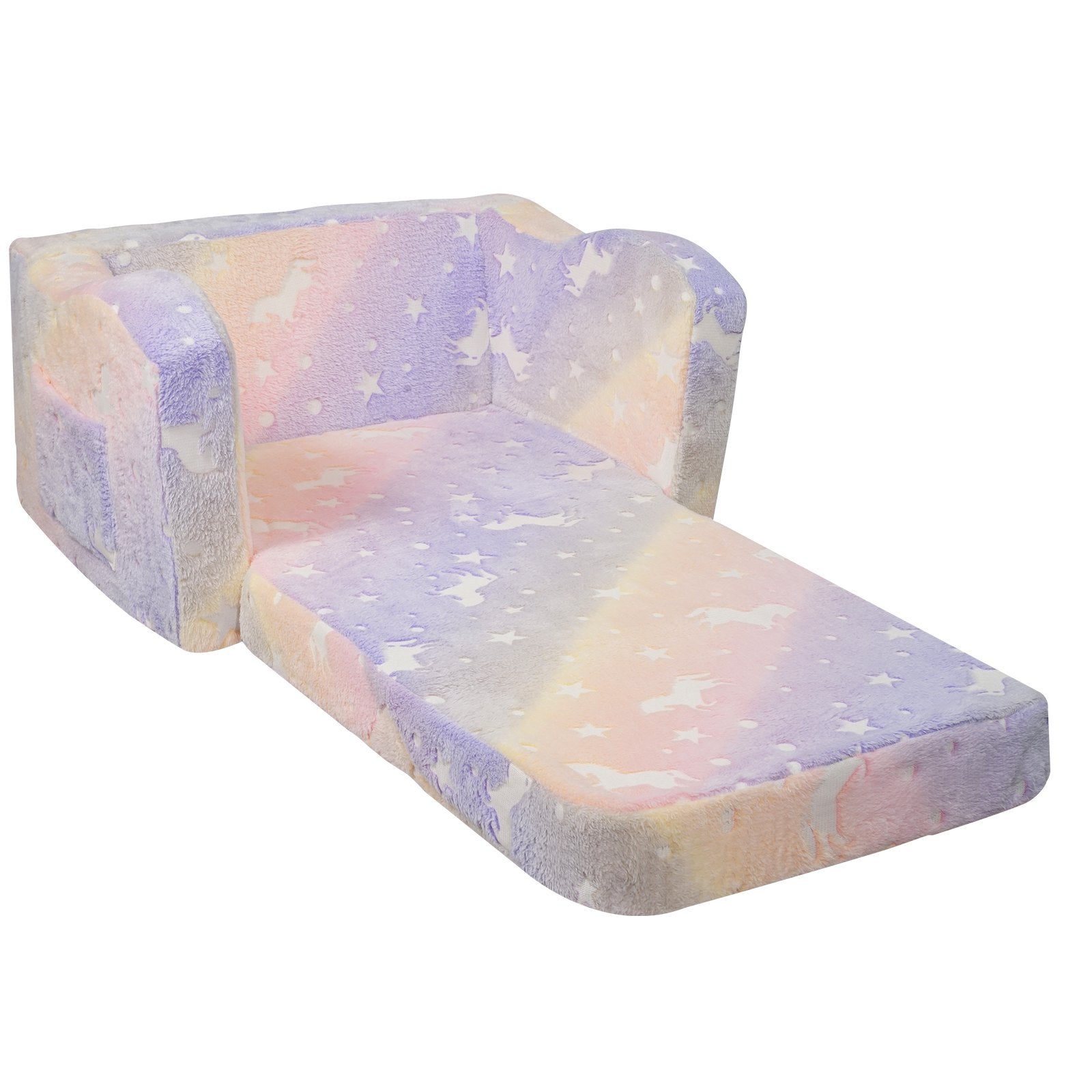 Vaikiška sofa-lova VEVOR ETZDD-02, 2-in-1 transformuojama
