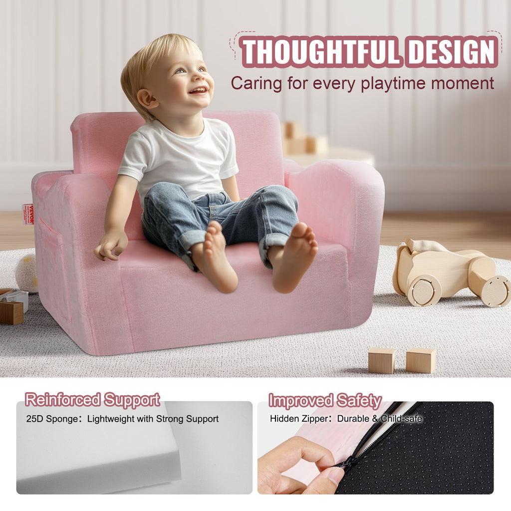 Vaikiška sofa-lova VEVOR FL-XY-1, 2-in-1