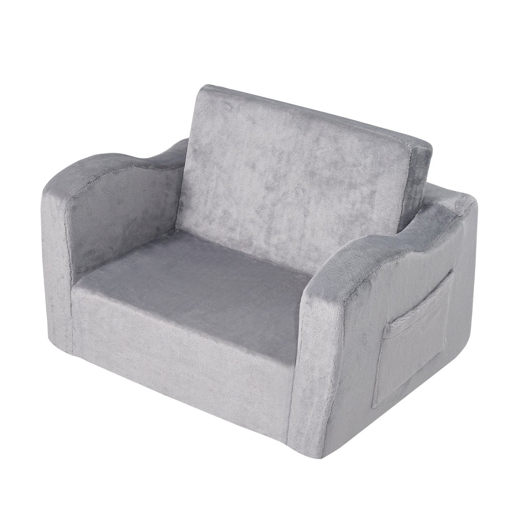 Vaikiška sofa-lova VEVOR FL-XY-3, 2-in-1 išskleidžiama konstrukcija