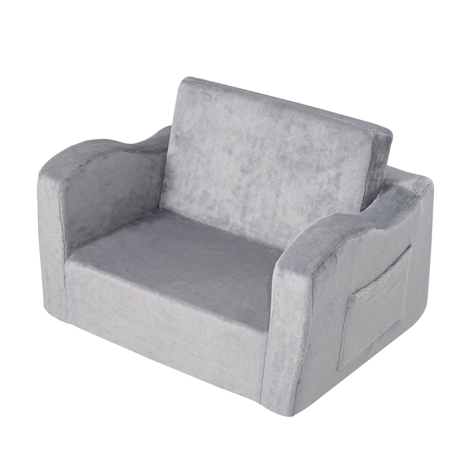 Vaikiška sofa-lova VEVOR FL-XY-3, 2-in-1 išskleidžiama konstrukcija