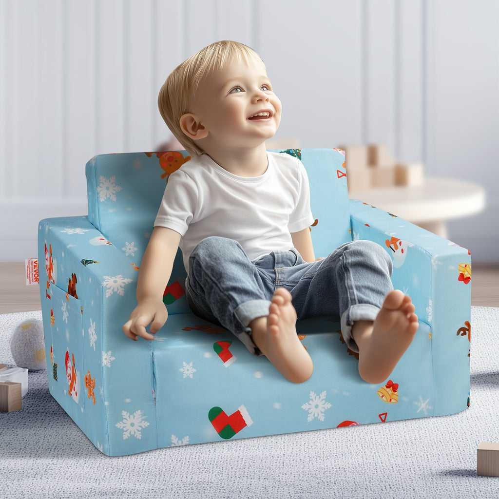 Vaikiška sofa-lova VEVOR FL-XY-3, 2-in-1 transformuojama